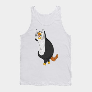 Penguin cat Tank Top